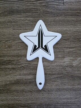 Jeffree Star Cosmetics Star Hand Mirror – White/Black ⭐️